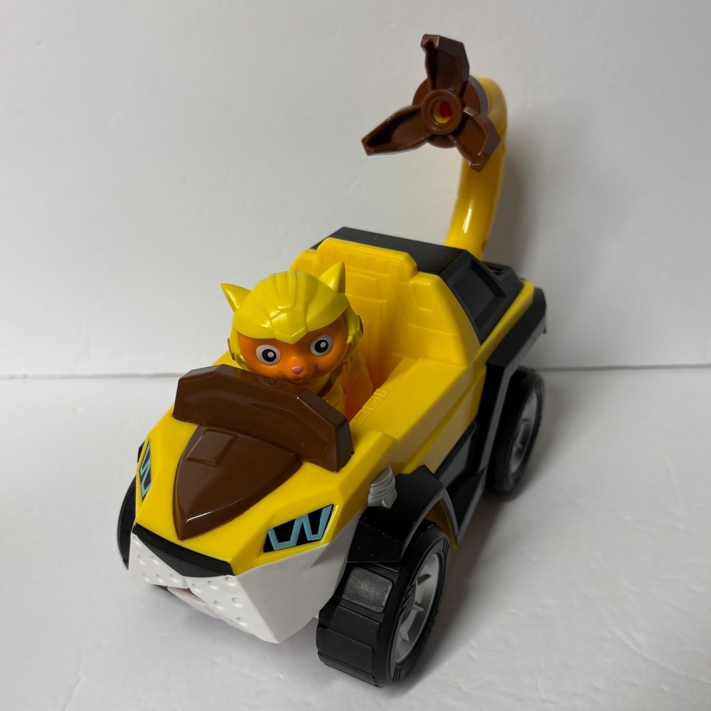 Paw Patrol Cat Pack Leo Figure and Transforming Lion Toy Truck Vehicle Set